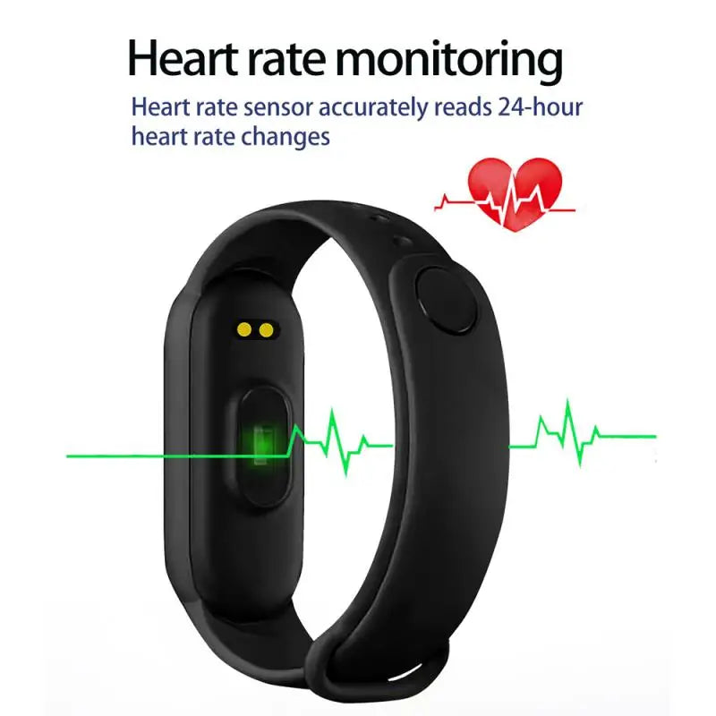 M6 Smart Watch Men/Women Fitness [Heart Rate Blood Pressure]